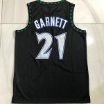 NBA 21 Kevin Garnett Timberwolves 1997-98 Maillot noir